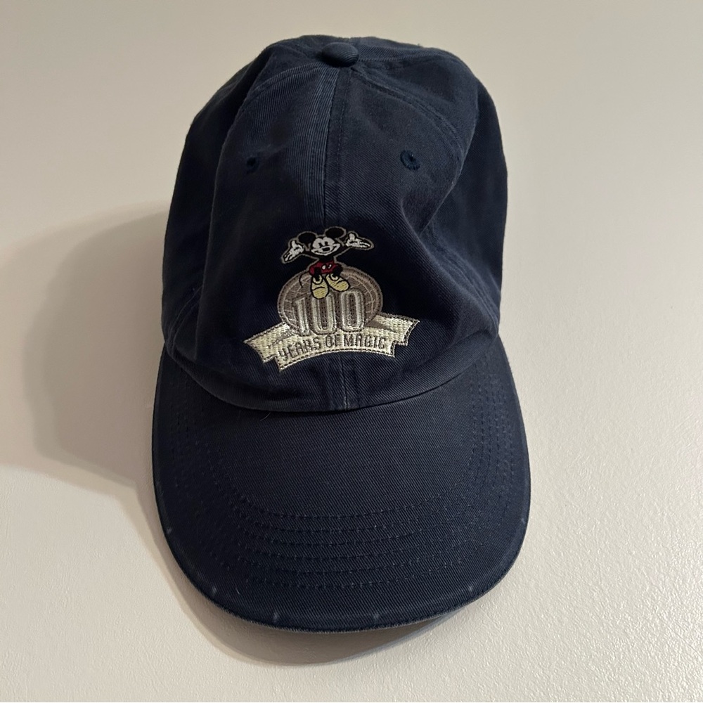 Disney Vintage “100 Years of Magic” Dark Blue Mickey Mouse Hat (2001-2003)